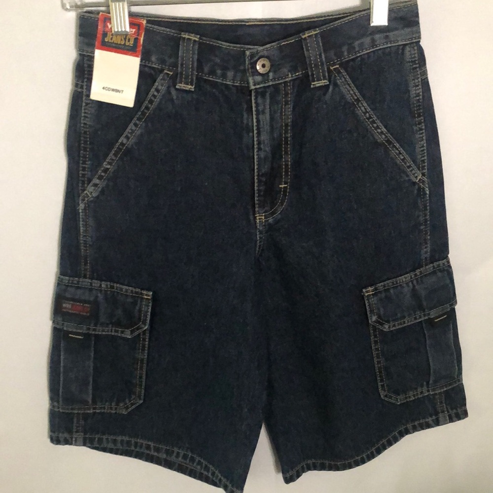 Denim & Co Boy’s Dark Blue Cargo Shorts with Great Pockets